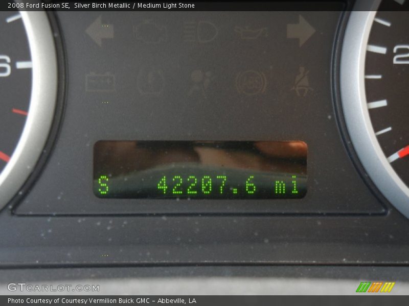 Silver Birch Metallic / Medium Light Stone 2008 Ford Fusion SE