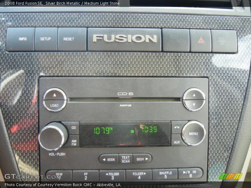 Silver Birch Metallic / Medium Light Stone 2008 Ford Fusion SE