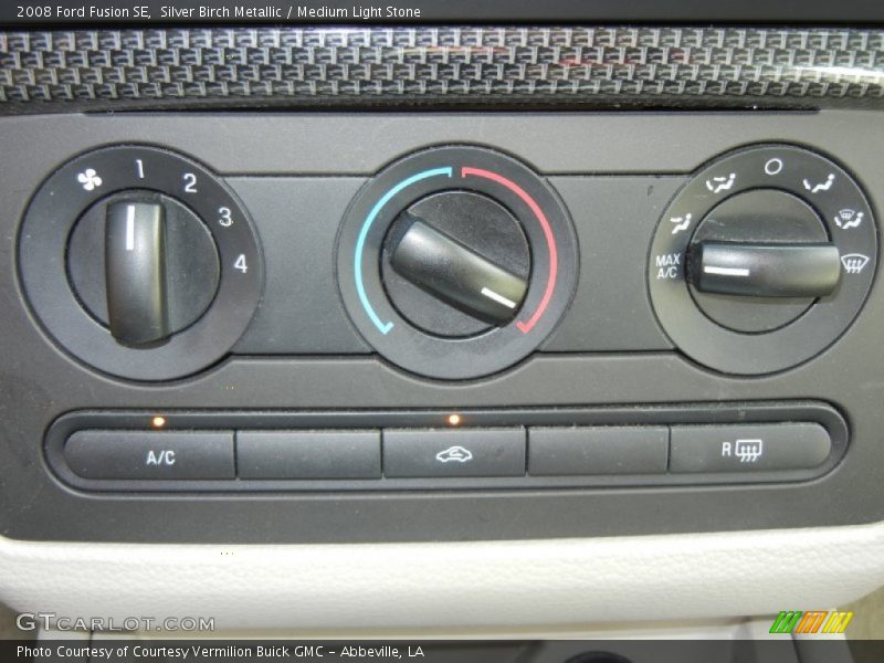 Silver Birch Metallic / Medium Light Stone 2008 Ford Fusion SE