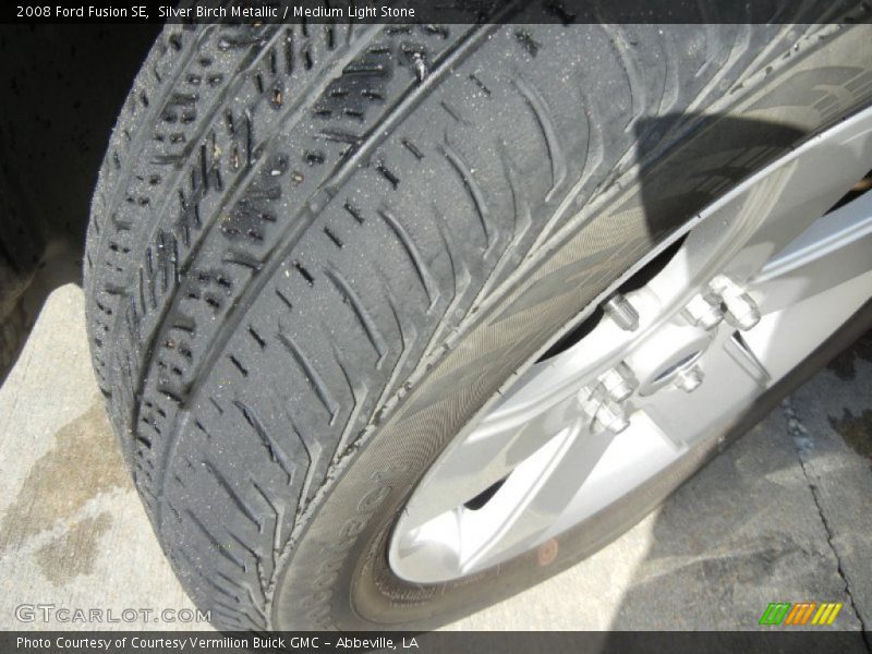 Silver Birch Metallic / Medium Light Stone 2008 Ford Fusion SE