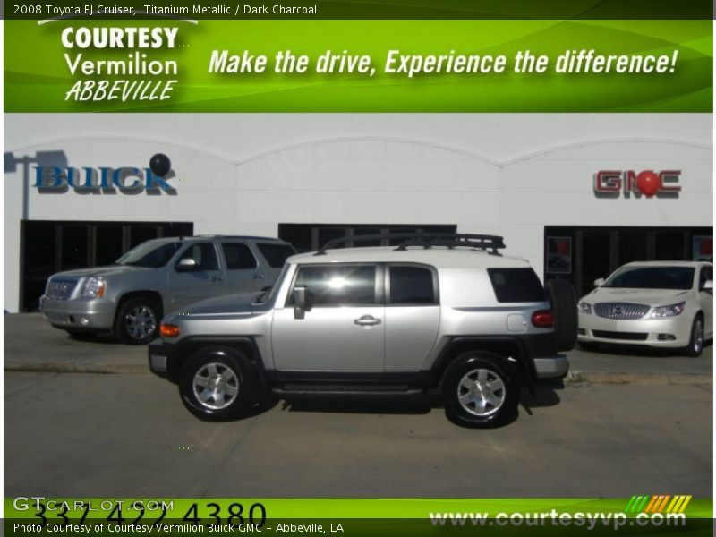 Titanium Metallic / Dark Charcoal 2008 Toyota FJ Cruiser