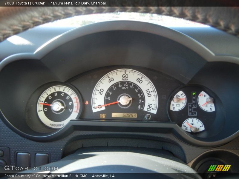 Titanium Metallic / Dark Charcoal 2008 Toyota FJ Cruiser