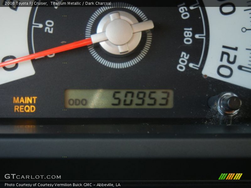 Titanium Metallic / Dark Charcoal 2008 Toyota FJ Cruiser