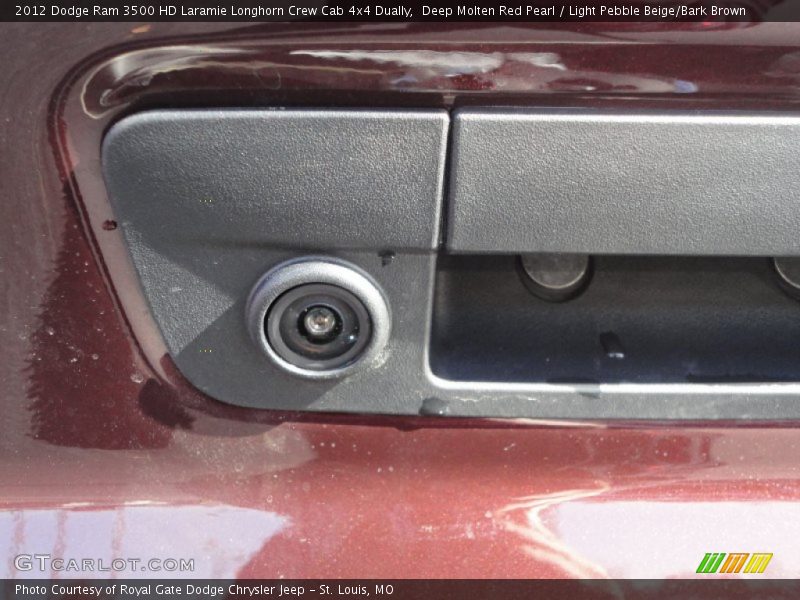 Deep Molten Red Pearl / Light Pebble Beige/Bark Brown 2012 Dodge Ram 3500 HD Laramie Longhorn Crew Cab 4x4 Dually