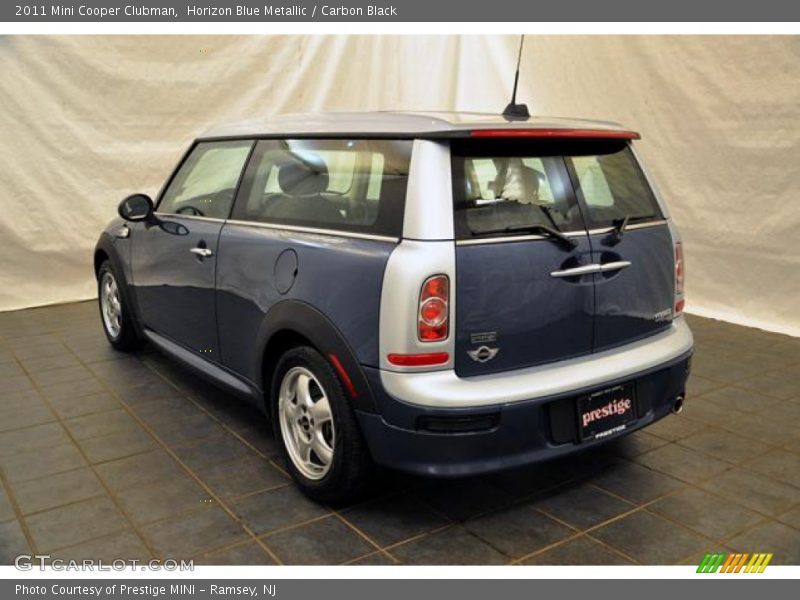 Horizon Blue Metallic / Carbon Black 2011 Mini Cooper Clubman