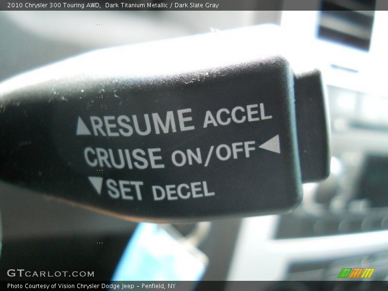 Dark Titanium Metallic / Dark Slate Gray 2010 Chrysler 300 Touring AWD