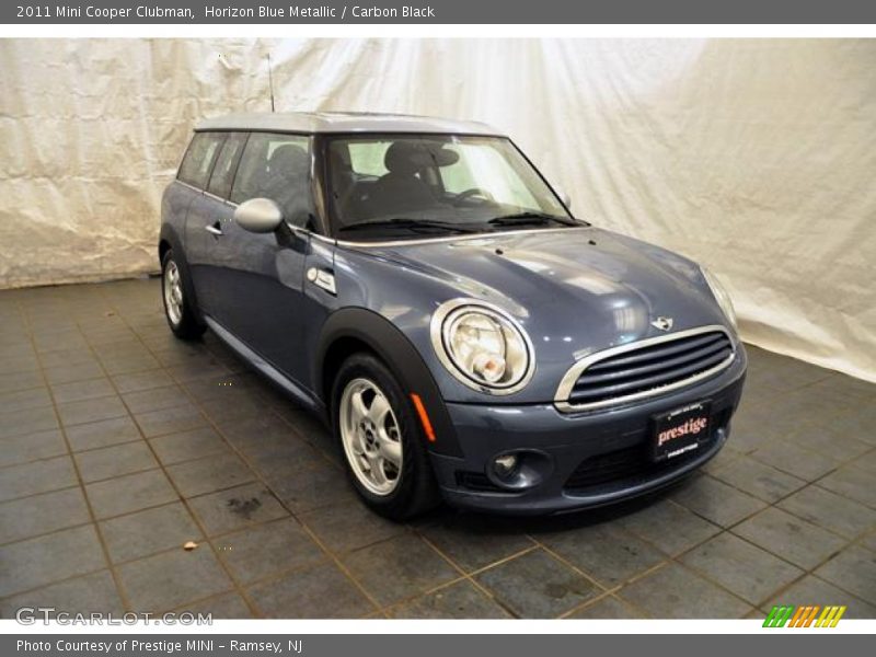 Horizon Blue Metallic / Carbon Black 2011 Mini Cooper Clubman