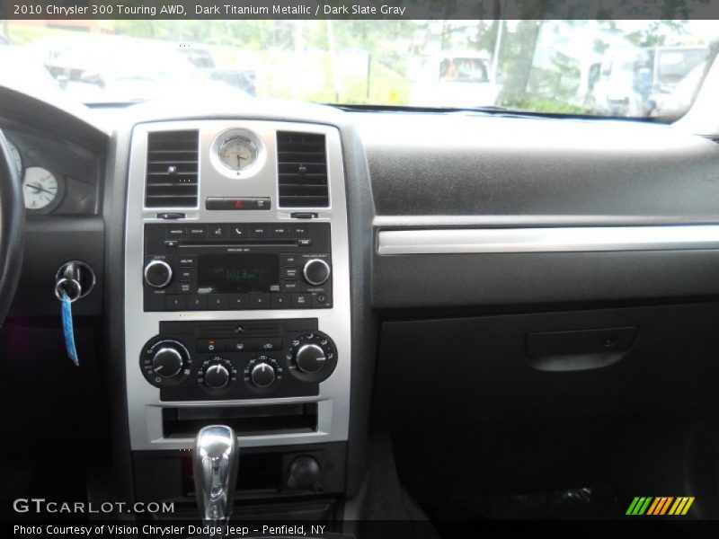 Dark Titanium Metallic / Dark Slate Gray 2010 Chrysler 300 Touring AWD