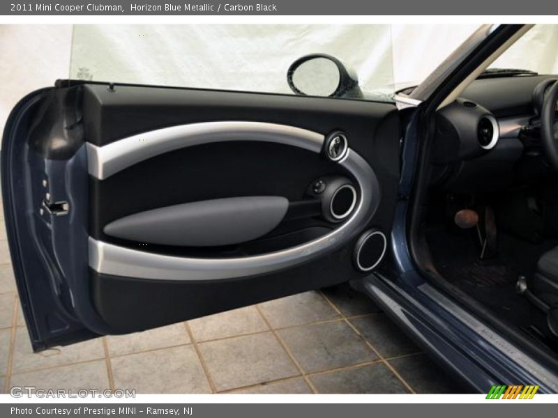 Horizon Blue Metallic / Carbon Black 2011 Mini Cooper Clubman