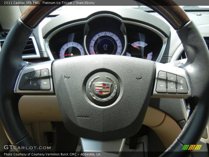 Platinum Ice Tricoat / Shale/Ebony 2011 Cadillac SRX FWD