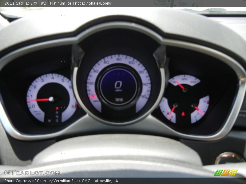Platinum Ice Tricoat / Shale/Ebony 2011 Cadillac SRX FWD