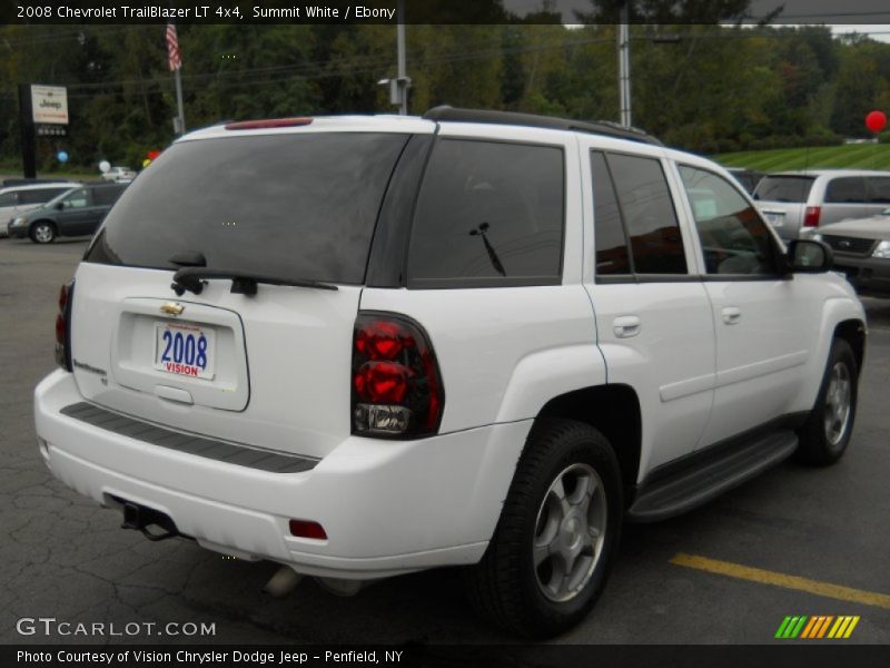 Summit White / Ebony 2008 Chevrolet TrailBlazer LT 4x4