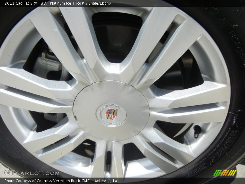 Platinum Ice Tricoat / Shale/Ebony 2011 Cadillac SRX FWD