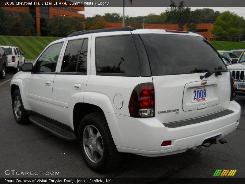 Summit White / Ebony 2008 Chevrolet TrailBlazer LT 4x4