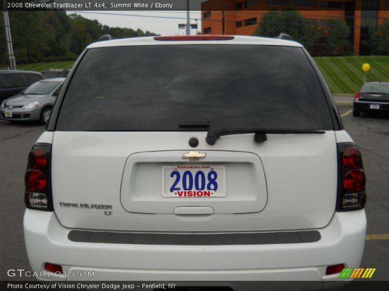 Summit White / Ebony 2008 Chevrolet TrailBlazer LT 4x4