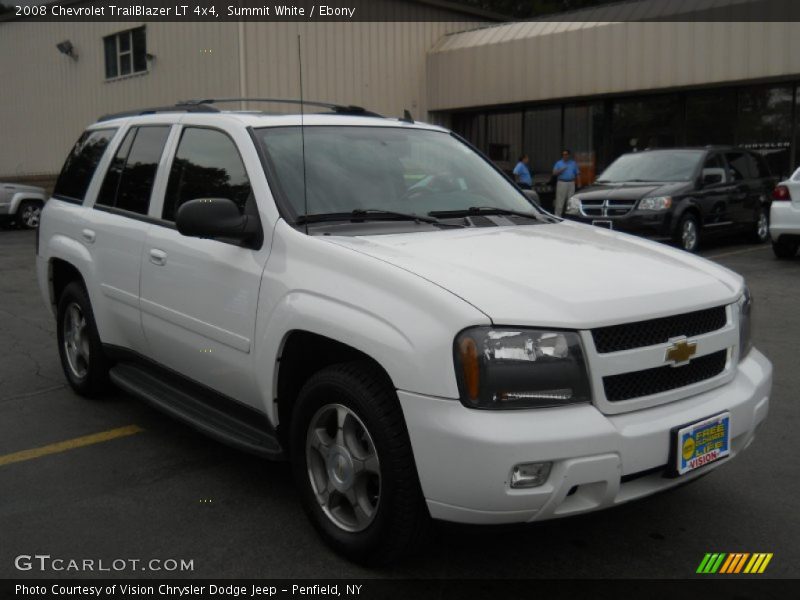 Summit White / Ebony 2008 Chevrolet TrailBlazer LT 4x4