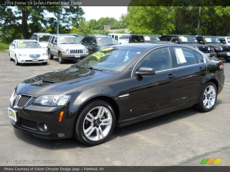 Panther Black / Onyx 2009 Pontiac G8 Sedan
