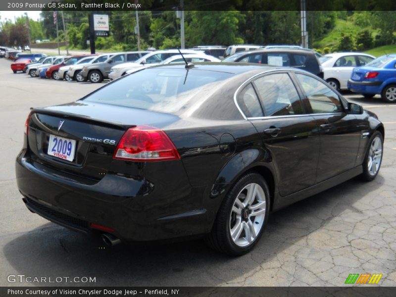 Panther Black / Onyx 2009 Pontiac G8 Sedan