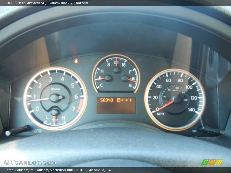 Galaxy Black / Charcoal 2008 Nissan Armada SE