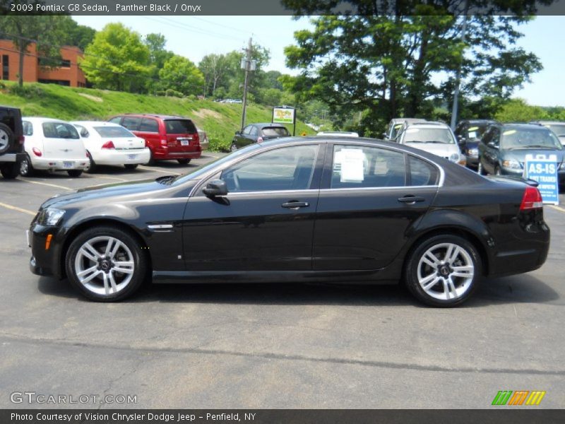 Panther Black / Onyx 2009 Pontiac G8 Sedan