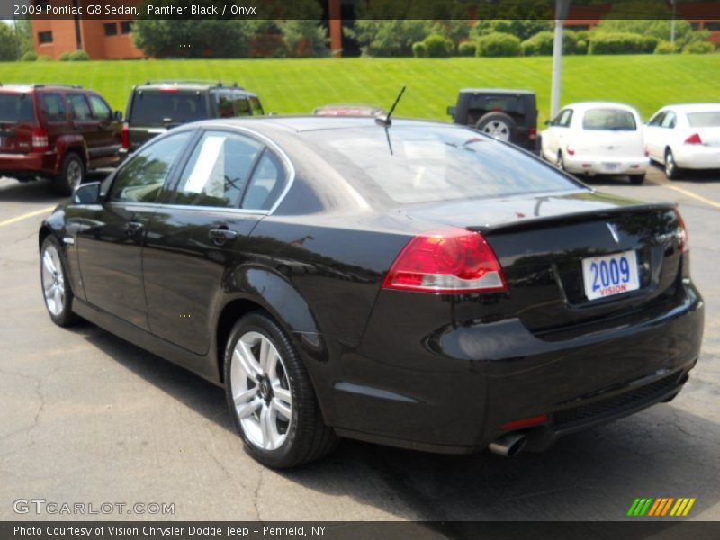 Panther Black / Onyx 2009 Pontiac G8 Sedan