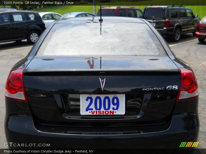 Panther Black / Onyx 2009 Pontiac G8 Sedan