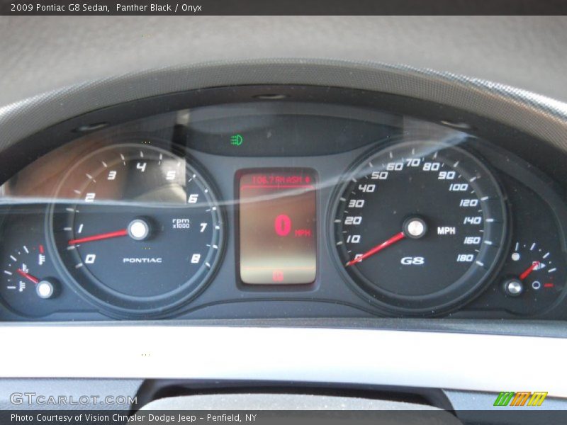 Panther Black / Onyx 2009 Pontiac G8 Sedan