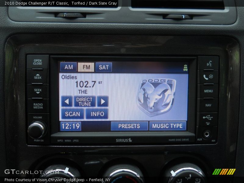 TorRed / Dark Slate Gray 2010 Dodge Challenger R/T Classic