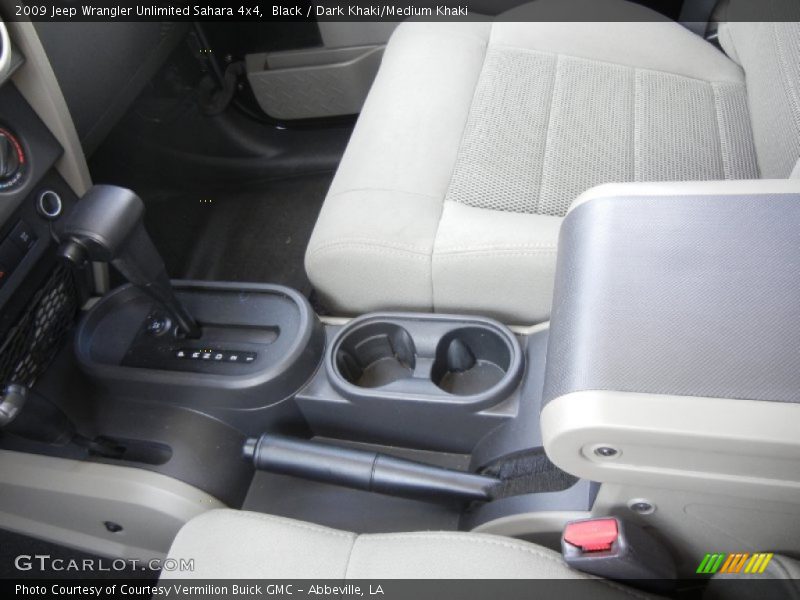 Black / Dark Khaki/Medium Khaki 2009 Jeep Wrangler Unlimited Sahara 4x4