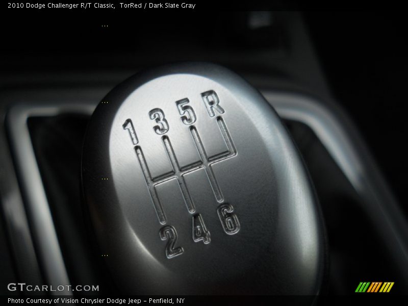 TorRed / Dark Slate Gray 2010 Dodge Challenger R/T Classic