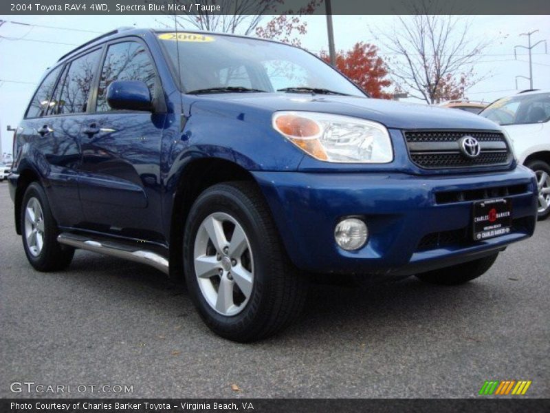 Spectra Blue Mica / Taupe 2004 Toyota RAV4 4WD