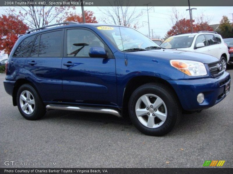 Spectra Blue Mica / Taupe 2004 Toyota RAV4 4WD