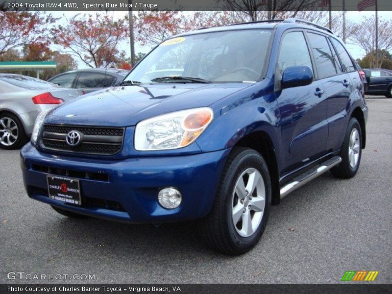 Spectra Blue Mica / Taupe 2004 Toyota RAV4 4WD