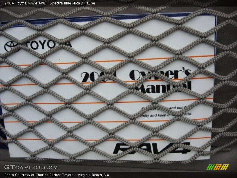 Spectra Blue Mica / Taupe 2004 Toyota RAV4 4WD
