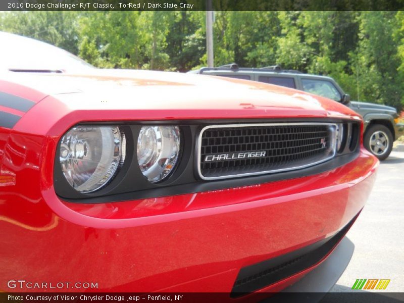 TorRed / Dark Slate Gray 2010 Dodge Challenger R/T Classic