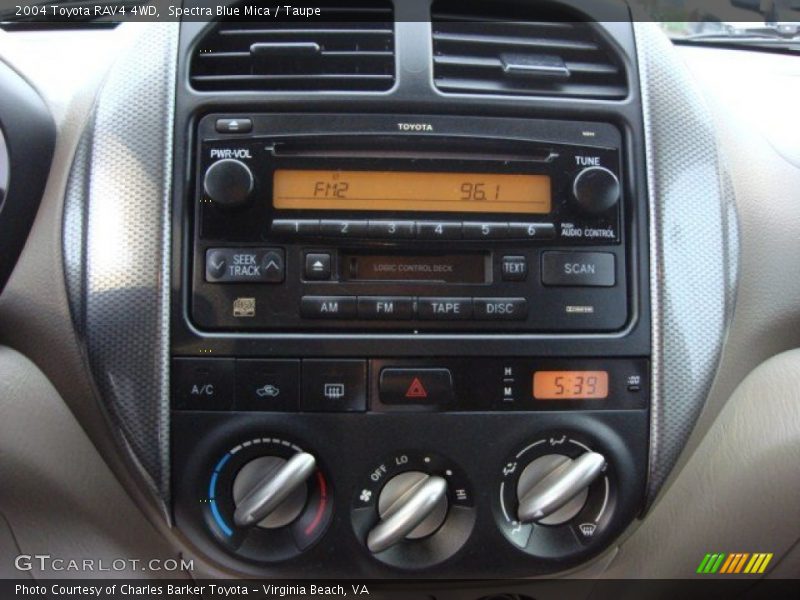 Spectra Blue Mica / Taupe 2004 Toyota RAV4 4WD