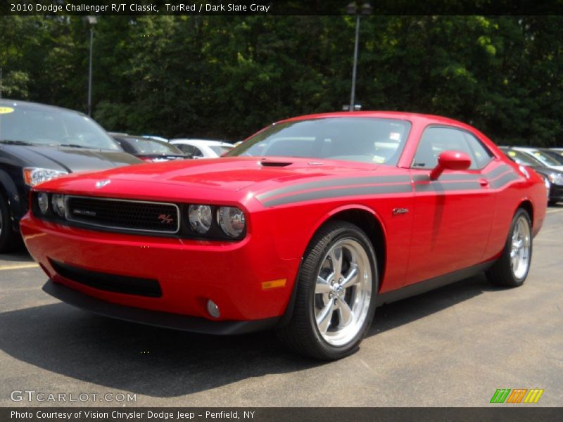 TorRed / Dark Slate Gray 2010 Dodge Challenger R/T Classic