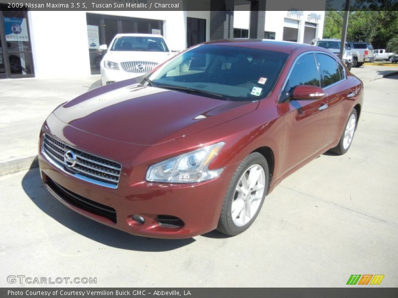 Tuscan Sun Metallic / Charcoal 2009 Nissan Maxima 3.5 S