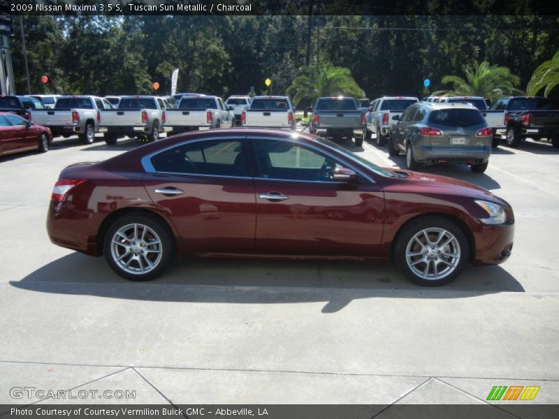 Tuscan Sun Metallic / Charcoal 2009 Nissan Maxima 3.5 S