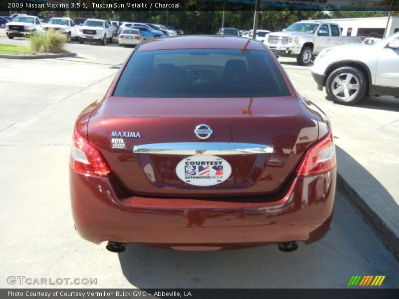 Tuscan Sun Metallic / Charcoal 2009 Nissan Maxima 3.5 S