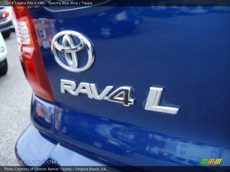 Spectra Blue Mica / Taupe 2004 Toyota RAV4 4WD