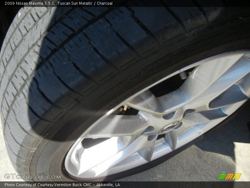Tuscan Sun Metallic / Charcoal 2009 Nissan Maxima 3.5 S