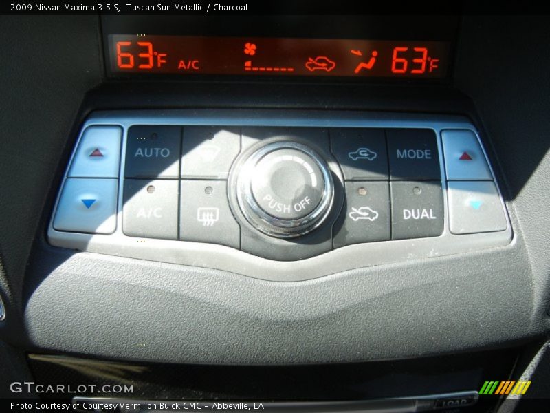 Tuscan Sun Metallic / Charcoal 2009 Nissan Maxima 3.5 S