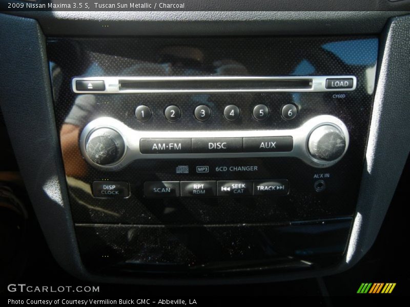 Tuscan Sun Metallic / Charcoal 2009 Nissan Maxima 3.5 S