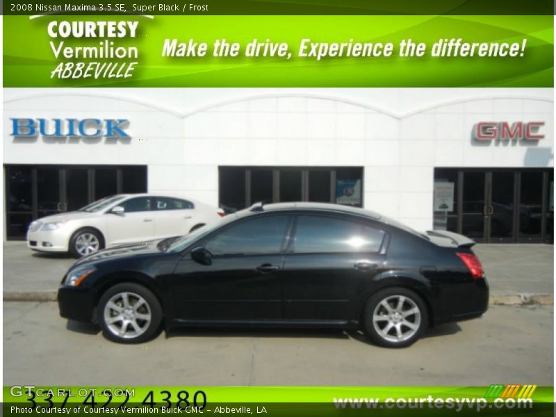Super Black / Frost 2008 Nissan Maxima 3.5 SE
