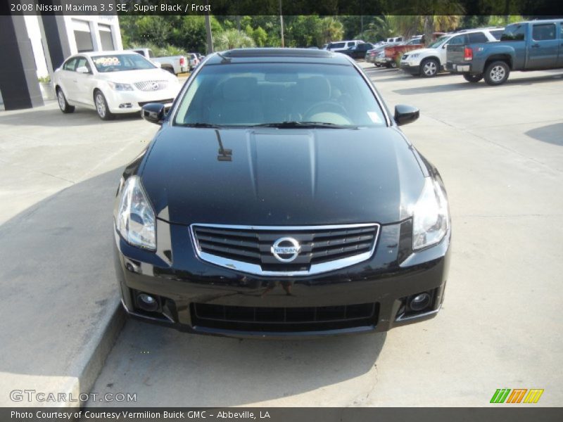 Super Black / Frost 2008 Nissan Maxima 3.5 SE