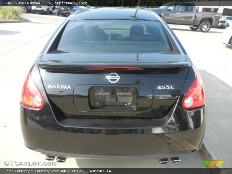 Super Black / Frost 2008 Nissan Maxima 3.5 SE