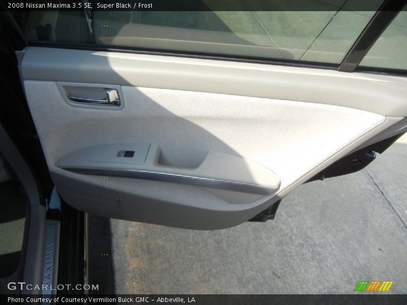 Super Black / Frost 2008 Nissan Maxima 3.5 SE