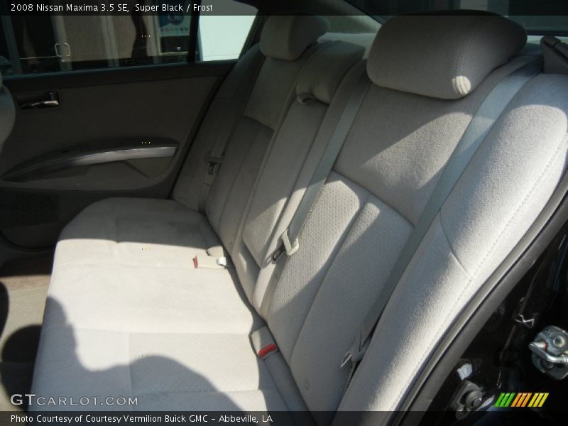 Super Black / Frost 2008 Nissan Maxima 3.5 SE