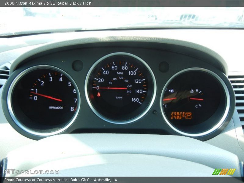 Super Black / Frost 2008 Nissan Maxima 3.5 SE